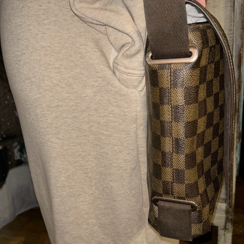 Louis Vuitton shoulder Damier Ebene bag PM Brooklyn Brown - Picture 8 of 17